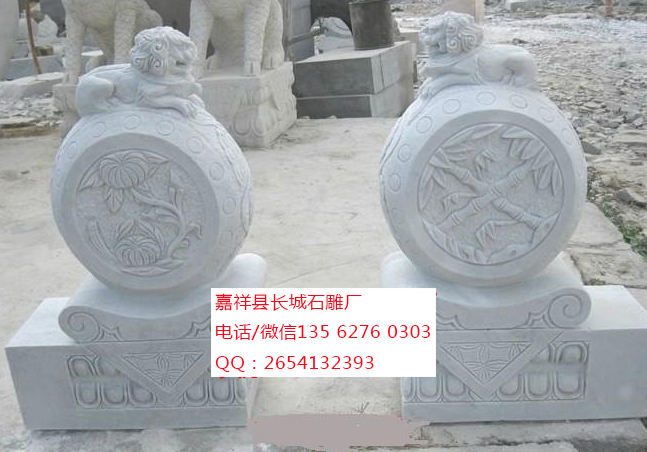 點擊查看詳細信息<br>標題：漢白玉門鼓石 閱讀次數：0